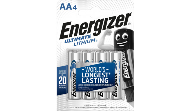 Energizer patarei Ultimate Lithium LR6/AA 1,5V 4tk