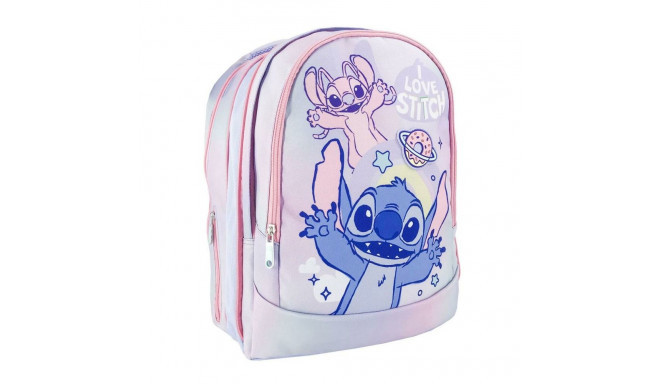 School Bag Stitch Lilac 41 cm