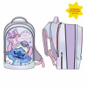 School Bag Stitch Lilac 41 cm