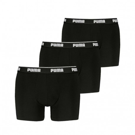Men's Boxer Shorts Puma 701234187 001 Black 3 Units - XL