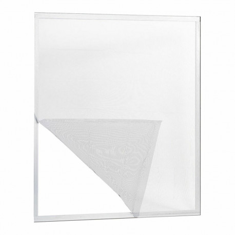 Mosquito net IRS White 130 x 150 cm Fibreglass Windows adhesive