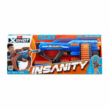 Dart Gun Zuru XSHOT Insanity Mad Mega Barrel