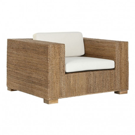 Aiatugitool Home ESPRIT Valge Naturaalne 117 x 92 x 65 cm