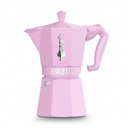 Italian Coffee Pot Bialetti MOKA EXCLUSIVE 6T Pink Aluminium 6 Cups (6 Units)