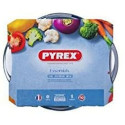 Casserole with lid Pyrex 1,4 L White Transparent