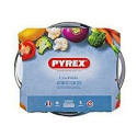 Casserole with lid Pyrex 1,4 L White Transparent