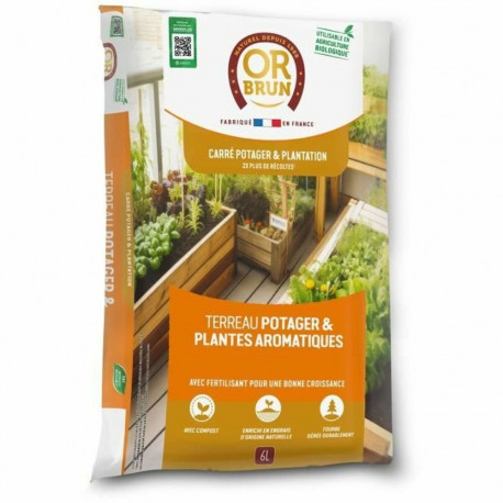 Potting compost OR BRUN 6 L