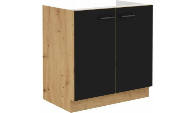 Valamumooduli kapp Must noir Mattmust 80 cm
