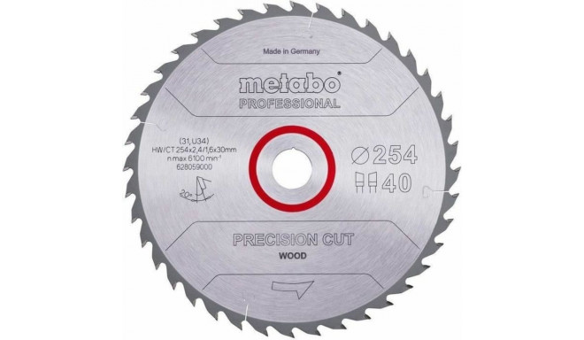 Saw Blade Metabo HW/CT  Ø 254 mm