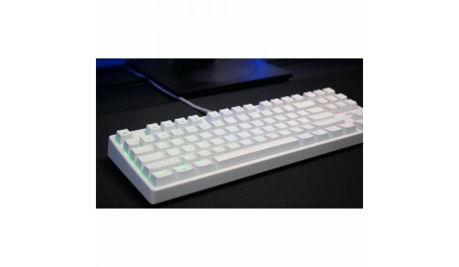 Keyboard and Mouse Cherry White AZERTY