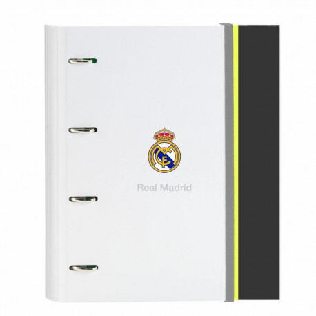 Ring binder Real Madrid C.F. White 27 x 32 x 3.5 cm