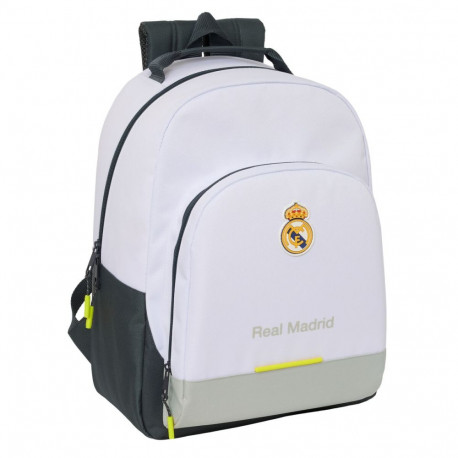 School Bag Real Madrid C.F. White 32 x 42 x 15 cm