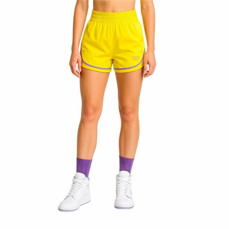 Long Sports Trousers Black Limba Black Limba Boxwear Mujer Yellow Lady Fitness - XS