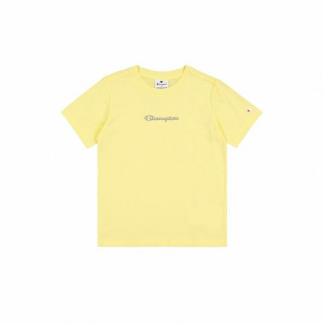 Child's Short Sleeve T-Shirt Champion SS Khaki - 5-6 Years