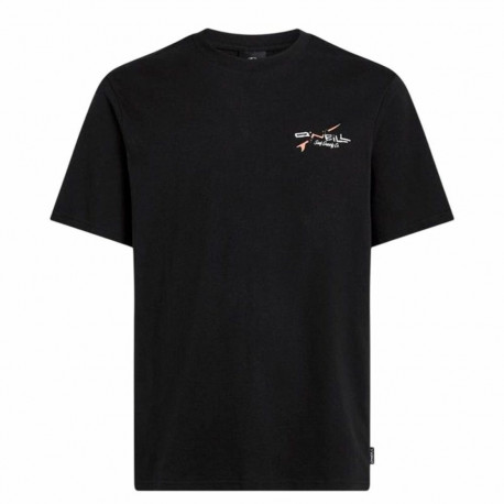 Lühikeste varrukatega T-särk, meeste O'Neill Retro Back Print Must - XL