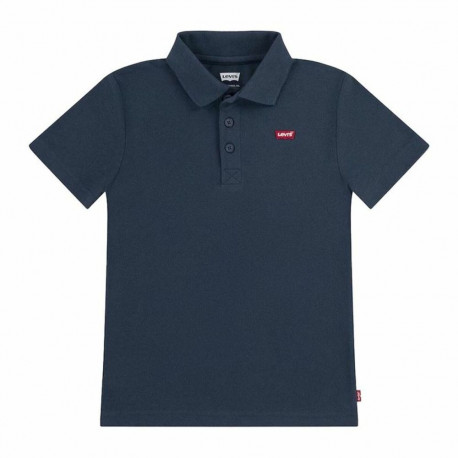 Children’s Short Sleeve Polo Shirt Levi's Lvb Back Neck Tape Blue - 8 Years
