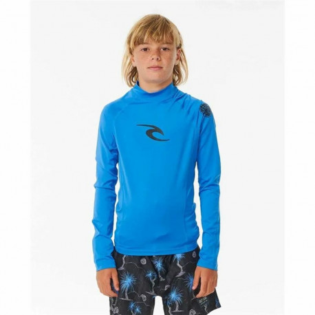 Bathing T-shirt Rip Curl Wave Upf L/S Blue - 14 Years