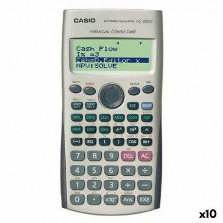 Teaduskalkulaator Casio FC-100V Hall (10 Ühikut)