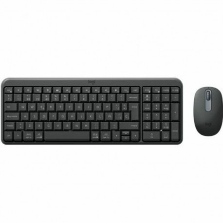 Keyboard and Mouse Logitech 920-013543 Black