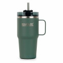 Cup with Straw Regatta Thermo Insulated Mug 600 ml Green Stainless steel Cup with Straw Regatta Thermo Insulated Mug 600 ml Green Stainless steel