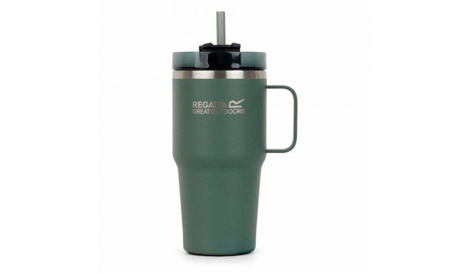 Cup with Straw Regatta Thermo Insulated Mug 600 ml Green Stainless steel