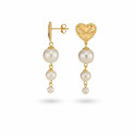 Ladies' Earrings 24KAE 42428Y Golden