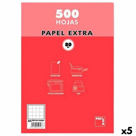 Paper Pacsa EXTRA White A4 500 Sheets (5 Units)