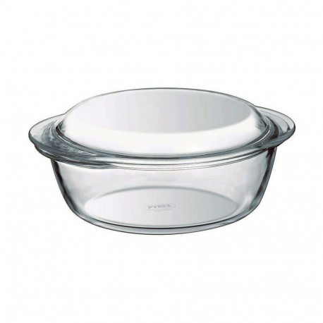 Casserole with lid Pyrex Essentials 23 x 11 x 27 cm Transparent Glass 32 L