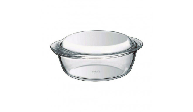 Casserole with lid Pyrex Essentials Transparent 32 L
