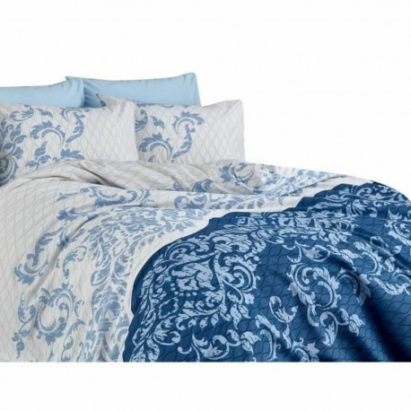 Duvet cover set Blue Super king 3 Pieces