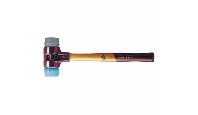 Plastic mace Halder Simplex Blue Grey TPE