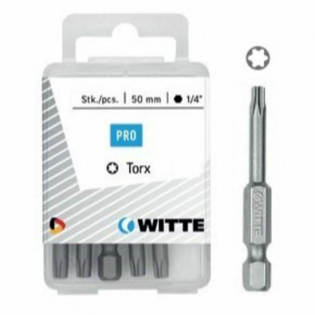 Otsakukomplekt WITTE Torx TX 40 5 Ühikut