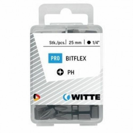 Bit set WITTE PH 1 BITFLEX PH1 25 Units 25 Pieces