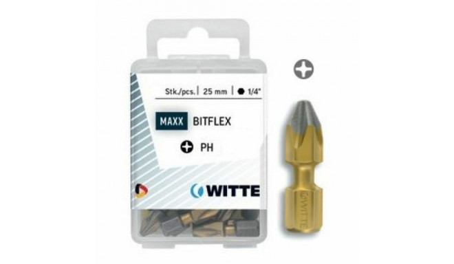 Bit set WITTE PH 2 DIAMOND FLEX PH2 5 Units
