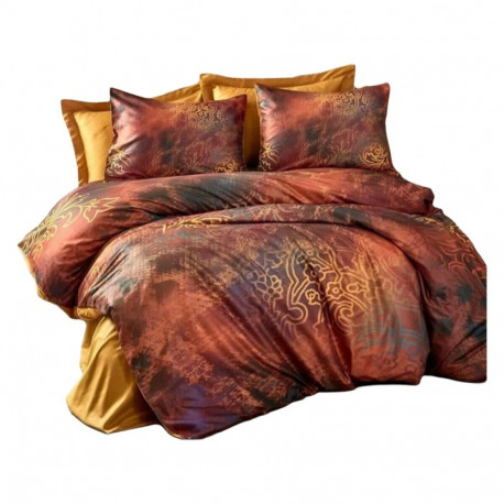 Duvet cover set Red Super king 3 Pieces
