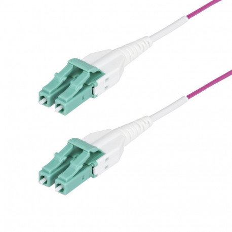 Kategooria 6 FTP RJ45 Konnektor Startech OM4RLCLC15M Lilla 15 m