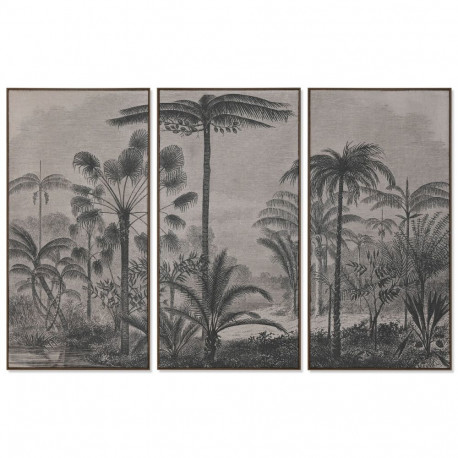 3 maali komplekt Home ESPRIT Džuut polüstüreen 180 x 4 x 120 cm (3 Tükid, osad)