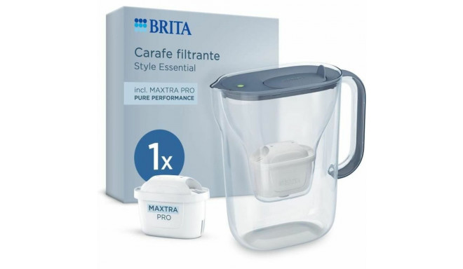 Filter jug Brita Style Essential Grey Transparent 2,4 L