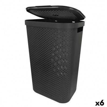 Laundry basket Curver INFINITY Grey Plastic 60 L 44 x 60 x 35 cm (6 Units)