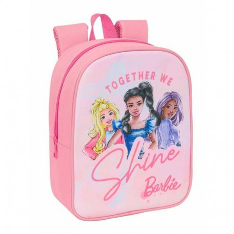 Kooliseljakott Barbie Roosa 22 x 27 x 10 cm