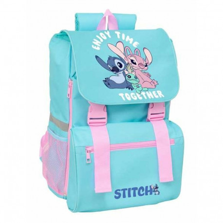 School Bag Stitch Blue 18,5 x 41 x 15 cm
