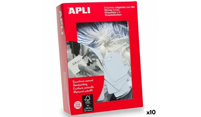 Hang tags Apli Valge 36 x 53 mm 500 Tükid, osad (10 Ühikut)
