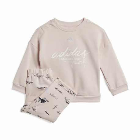 Children’s Tracksuit Adidas Brand Love Jogger Pink - 0-3 Months