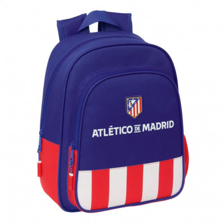 School Bag Atlético Madrid Blue White Red 27 x 33 x 10 cm