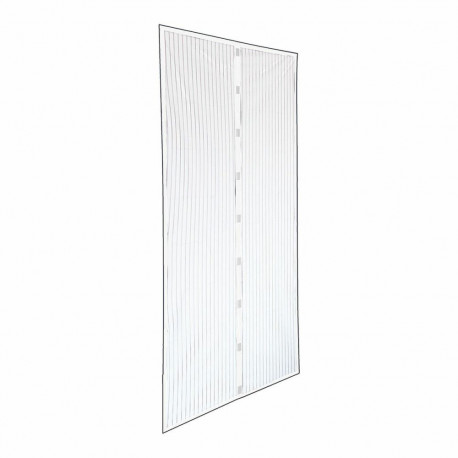 Anti-Mosquito Curtain IRS White 120 x 160 cm Magnet Doors Magnetic (2 Units)