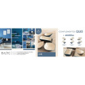 Tableware Quid Baltic Blue Ceramic 18 Pieces