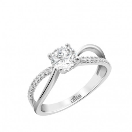 Naiste Sõrmus Lotus LP3742-3/114 Hõbedane 14