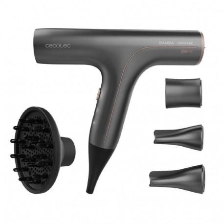 Mikrolaineahi Cecotec Bamba IoniCare 6000 Rockstar Soft Pro 1200 W Must Hall