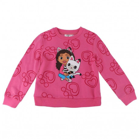 Children’s Sweatshirt Gabby's Dollhouse Dark pink - 3 Years
