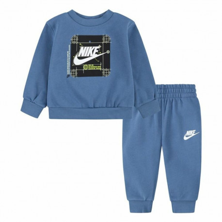 Children's Sports Outfit Nike Nsw Future Utility Crew Blue - 18 Months